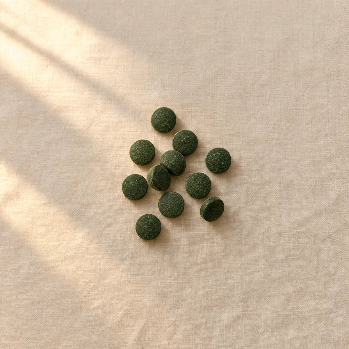 Dark green chlorella